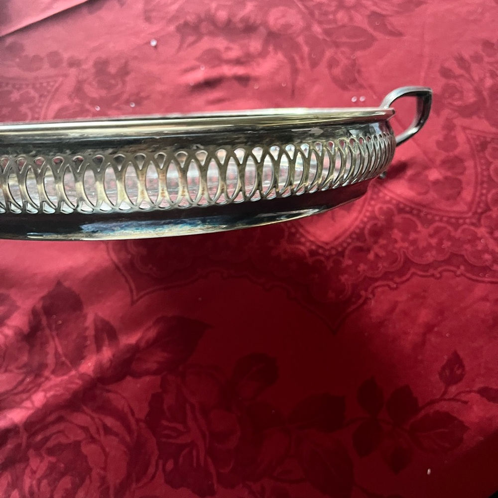 Silver plated Moroccan tea tray - Picture 3 of 4